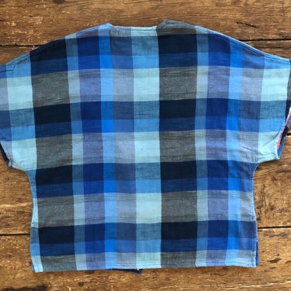 Ace & Jig Genevieve Cardigan Hope/Marine Check - Picture 2 of 7